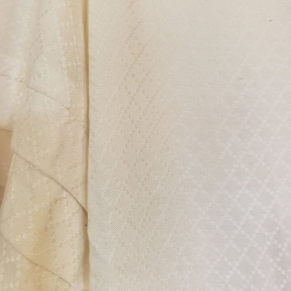 B.O.G Collective blouse size Medium ruffle sleeve boho cream tie back new - Picture 4 of 11